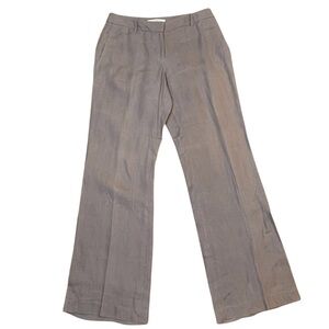 Loft Julie 100% Linen Wide Leg High Waist Pants